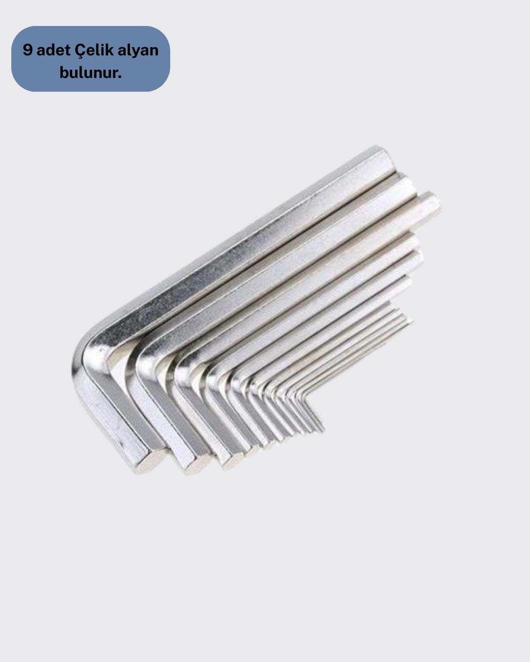 9 Parca Alyan Anahtar Seti Farkli Metrik Olcu Pratik Tasima 381925849 Sw1080sh1350 700x875 9 Parça Alyan Anahtar Seti Farklı Metrik Ölçü Pratik Taşıma najmaddin.com elinde alet çantası bulunan herkesin sahip olması gereken ürünlerden biri de 9 Parça Alyan Anahtar Seti’dir. Altıgen vidalarla uyumlu çalışan bu alyanlar