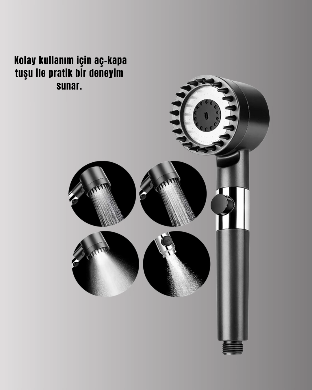 Ac Kapa Tuslu Filtreli Dus Basligi Yeni Nesil Tasarim 377054680 Sw1080sh1350 700x875 Aç Kapa Tuşlu Filtreli Duş Başlığı Yeni Nesil Tasarım najmaddin.com kullanım kolaylığı ve yenilikçi tasarımıyla banyo deneyimini üst seviyeye taşır. Tek tuşla suyu durdurma ve yeniden başlatma imkânı sunan yapısı