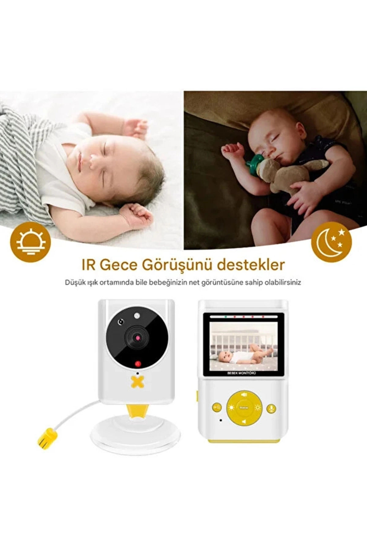 Akilli Bebek Kamerasi Monitorlu Karsilikli Konusma Ozellikli Sicaklik Izleme 24 Inc B65163488 Sw1200sh1800 700x1050 Akıllı Bebek Kamerası Monitörlü Karşılıklı Konuşma Özellikli Sıcaklık İzleme 2.4 İnç Bebek Kamerası najmaddin.com Akıllı Bebek Kamerası Monitörlü Karşılıklı Konuşma Özellikli Sıcaklık İzleme 2.4 İnç Bebek Kamerası - Görsel 3