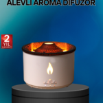 Alev Efektli Buhar Makinesi – Aromaterapi