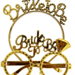 Bride To Be Taç Ve Gözlük Seti Altın Renk