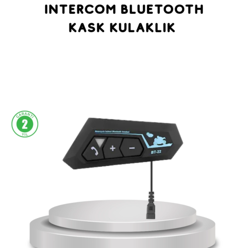 BT22 Kask Bluetooth Kulaklık 5.0 Gürültü Engelleyici ve Eller Serbest Kullanım