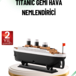 Buhar Efektli Titanik Gemi Oda Kokusu Difüzör LED Işıklı Nemlendirici