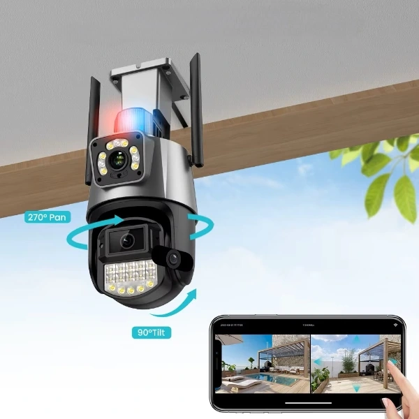 Cakarli Cift Lensli Dis Mekan Guvenlik Kamerasi 361817928 Sw600sh600 Çakarlı Çift Lensli Dış Mekan Güvenlik Kamerası najmaddin.com Çakarlı Çift Lensli Dış Mekan Güvenlik Kamerası - Görsel 3
