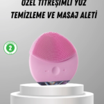Cilt Dostu Silikon Yüz Masaj Aleti – Hafif