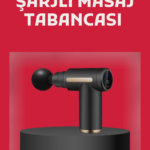 Derin Doku Masaj Tabancası 4 Başlık 6 Kademeli Sessiz Güç Şarjlı Kas Gevşetici