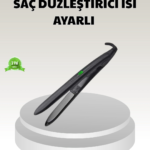 Dijital Ekranlı Isı Ayarlı Saç Düzleştirici –  Titanyum Plaka