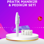 Elektrikli Manikür ve Pedikür Matkap Seti – Ayarlanabilir Hız