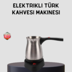 Elektrikli Türk Kahvesi Cezvesi 800W Kablosuz Döner Tabanlı