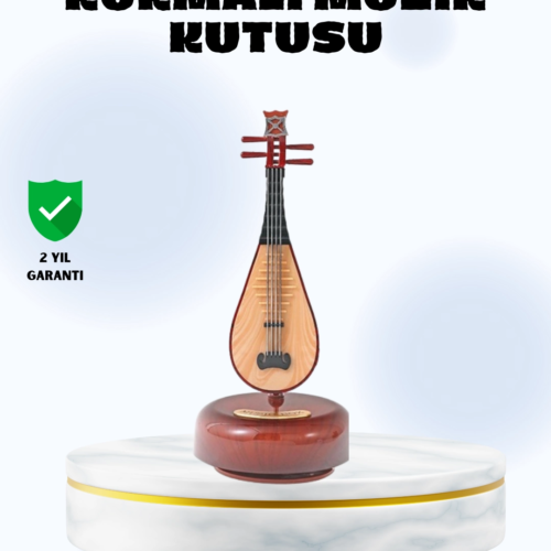 Enstrüman Şeklinde Müzik Kutusu Lüt Tasarım Melodious Music