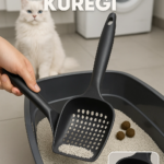 Güçlü ve Kalın Yapılı Kedi Kumu Küreği – Küçük Delikli