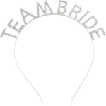 Gümüş Kaplama Kristal Taşlı Team Bride Taç