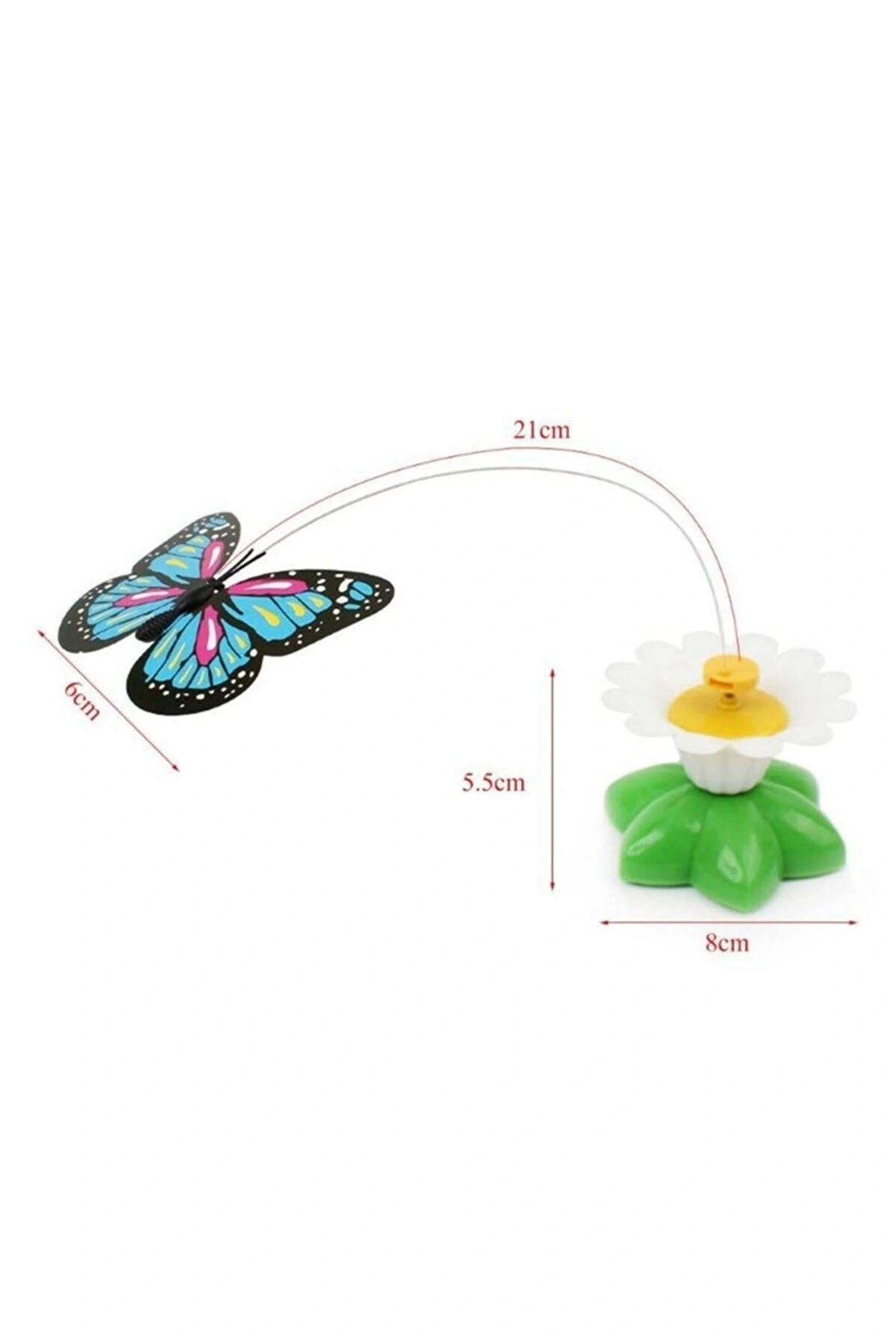 Hareketli Pilli Kelebek Kedi Oyuncagi 233350610 Sw1201sh1801 700x1050 Hareketli Pilli Kelebek Kedi Oyuncağı najmaddin.com HAREKETLİ PİLLİ KEDİ OYUNCAĞIHer yaştan ve ırktan kedinin severek oynacağı pil ile dönen kelebek şeklinde kedi oyuncağı.Kedileriniz günlük egzersizlerini bu oyuncak ile tamamlayabilir. Ürün ÖzellikleriÜrün Ebatları : 7 x 5