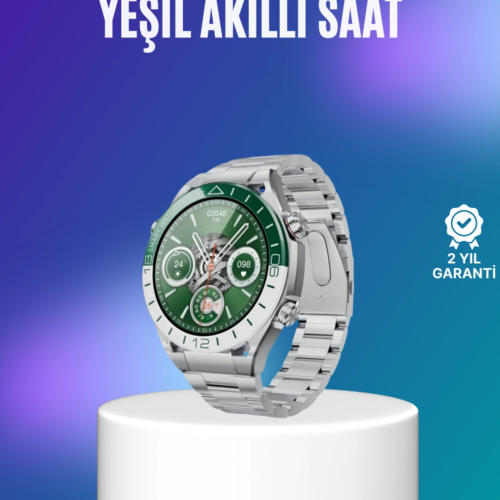 Harita Görüntüleme Özellikli Amoled Akıllı Saat 3 Kayışlı Fitness Takipli