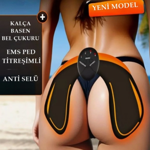 Hip Trainer Kalça Basen Anti Selü Ems Zayıflatma Kas Geliştirme Masaj Aleti