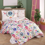 Hobby Tek Kişilik Poplin Nevresim Takımı Alice Fuşya