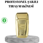 Islak Kuru Kullanımlı Şarjlı Tıraş Makinesi Ergonomik ve Cilt Dostu