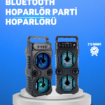 Kablosuz LED Işıklı Bluetooth Hoparlör – FM Radyolu