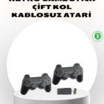 Kablosuz Taşınabilir Oyun Konsolu 2.4G TV Bağlantılı Kompakt Tasarım