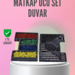 Kapsamlı Matkap Ucu Seti Organizer Kutulu Ahşap Metal Beton Delme