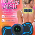 Kelebek Masaj Aleti Bel Sırt Bacak Kol Titreşimli Masaj Pedi Şarjlı 8 Modlu Vücut Tens Cihazı