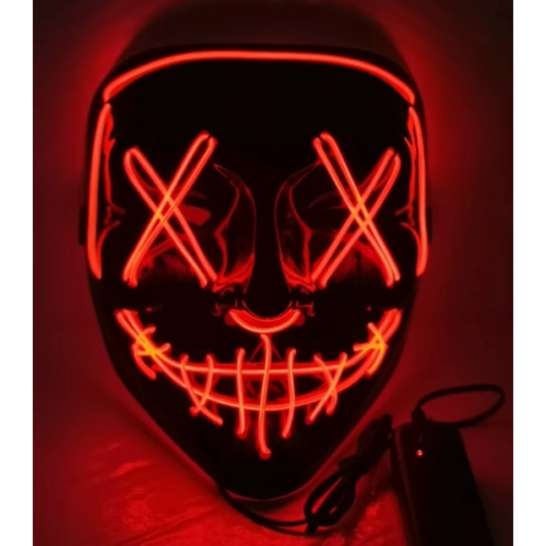 Led Işıklı Turuncu Maske