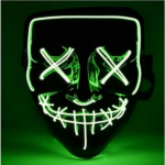 Led Işıklı Yeşil Maske