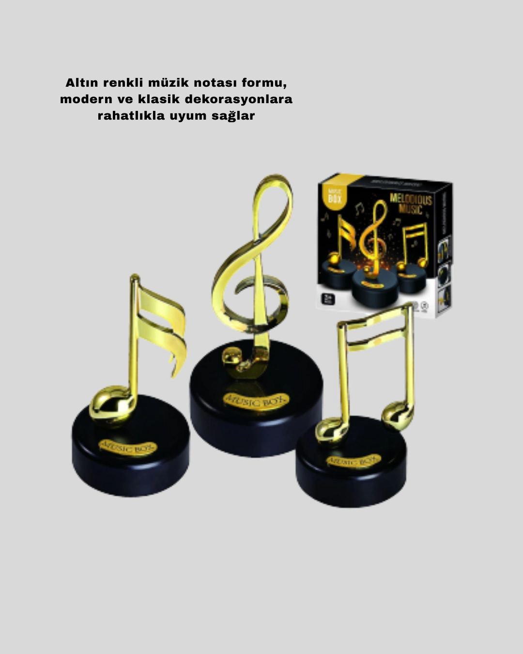 Melodious Music Altin Nota Figurlu Muzik Kutusu 333658492 Sw1080sh1350 700x875 Melodious Music Altın Nota Figürlü Müzik Kutusu najmaddin.com melodisi ve görünümüyle ortamda zarif bir atmosfer yaratan dekoratif bir tasarımdır. Nota sembolünün akıcı kıvrımları