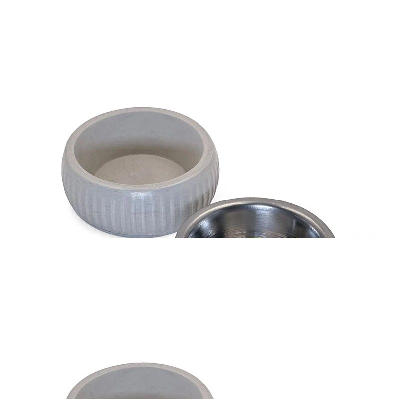 Mikopet Organik Seramik Mama Kabı Gri