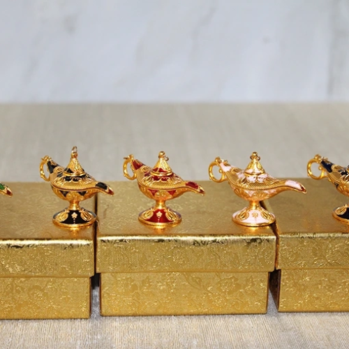 Mineli Metal Alaaddin Lambası Model 6