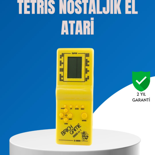 Mini Tetris El Aterisi – Taşınabilir Retro Oyun Konsolu