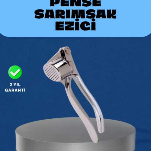 Mutfak Sarımsak Ezici Kaymaz Saplı Güçlü Mekanizma