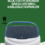 Net Stereo Ses Sunan IPX5 Su Geçirmez Bluetooth Hoparlör