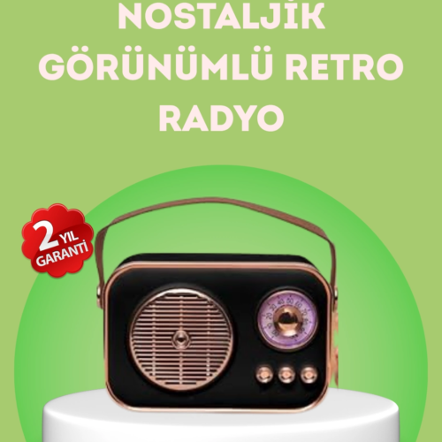 Nostaljik Retro Radyo – Bluetooth