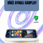 Ön Arka Kameralı Dokunmatik Dikiz Aynası 170° Geniş Açı