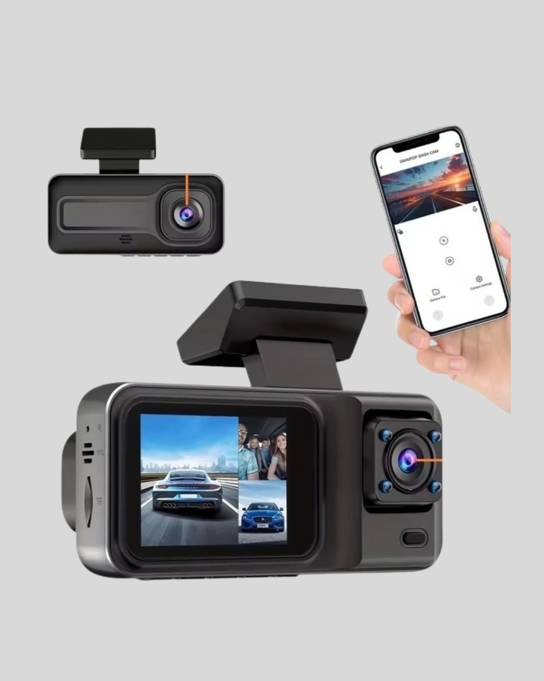 Park Modlu 3 Kamerali Arac Kayit Cihazi 1080p On Kamera 2 Ekran 212014155 Sw1080sh1350 700x875 Park Modlu 3 Kameralı Araç Kayıt Cihazı 1080P Ön Kamera 2’’ Ekran najmaddin.com Trafikte karşılaşılabilecek riskleri minimize etmek ve her anı kayıt altına almak için üretilen 3 kameralı araç DVR sistemi