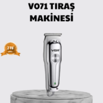 Profesyonel Gümüş Şarjlı Tıraş Makinesi – 3 Başlık