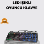 Profesyonel Oyuncu Klavye Mouse Seti – RGB Işıklı