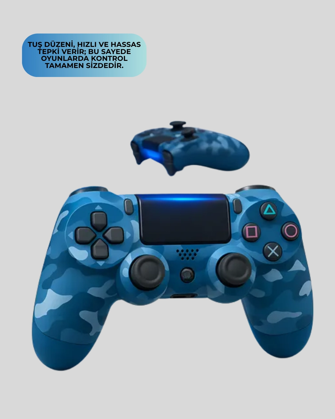 Ps4 Uyumlu Kablosuz Oyun Kolu Ergonomik Cift Titresimli 339582149 Sw1080sh1350 700x875 PS4 Uyumlu Kablosuz Oyun Kolu Ergonomik Çift Titreşimli najmaddin.com oyuncuların en önemli ihtiyaçlarını karşılamak üzere tasarlanmış gelişmiş bir gamepad modelidir. Çift motor titreşim desteği