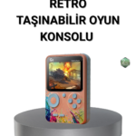Retro Taşınabilir Oyun Konsolu 500 Klasik Oyunlu