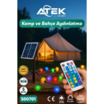 Rgb Güneş Enerjili Boncuk Kamp Ve Bahçe Aydınlatma
