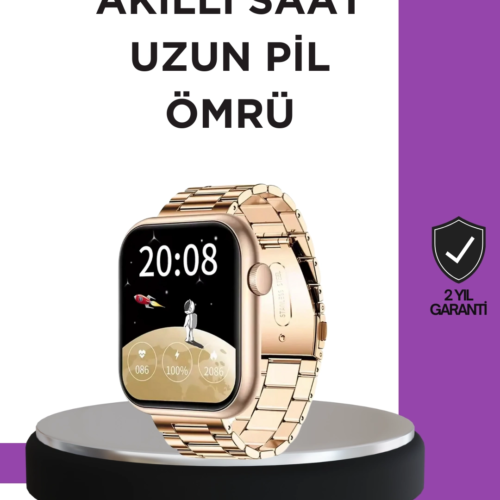 Sağlık Takipli Akıllı Saat 117 Spor Modlu AMOLED Ekran