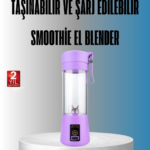 Şarjlı 380ml Portatif Smoothie Blender USB Mini Shake Yapıcı