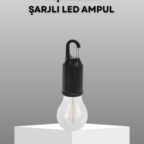 Şarjlı Kancalı LED Lamba – Kamp