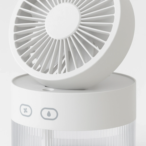 Su Spreyli Katlanır Başlıklı Usb Mini Fan