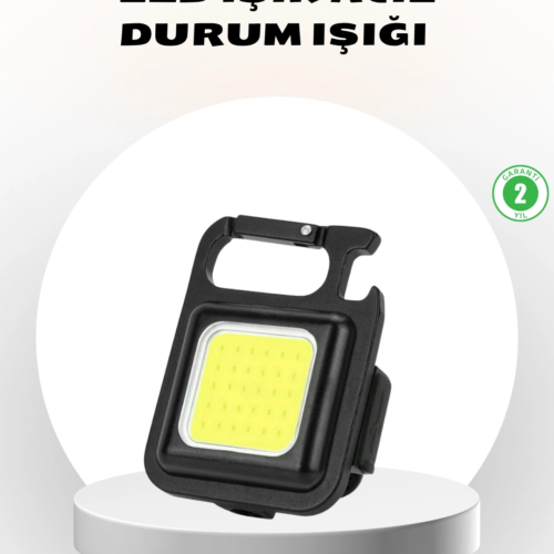 Süper Parlak 800 Lümen LED Fener – USB Şarjlı