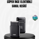 Taşınabilir Elektrikli Tıraş Makinesi USB Şarjlı 5W Motor ve 0.3 mm Hassas Kesim