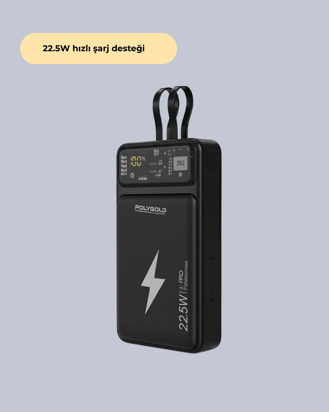 Tasinabilir Powerbank 225w Hizli Sarj Destekli 245512361 Sw1080sh1350 700x875 Taşınabilir Powerbank 22.5W Hızlı Şarj Destekli najmaddin.com Polygold PG PW210 Powerbank