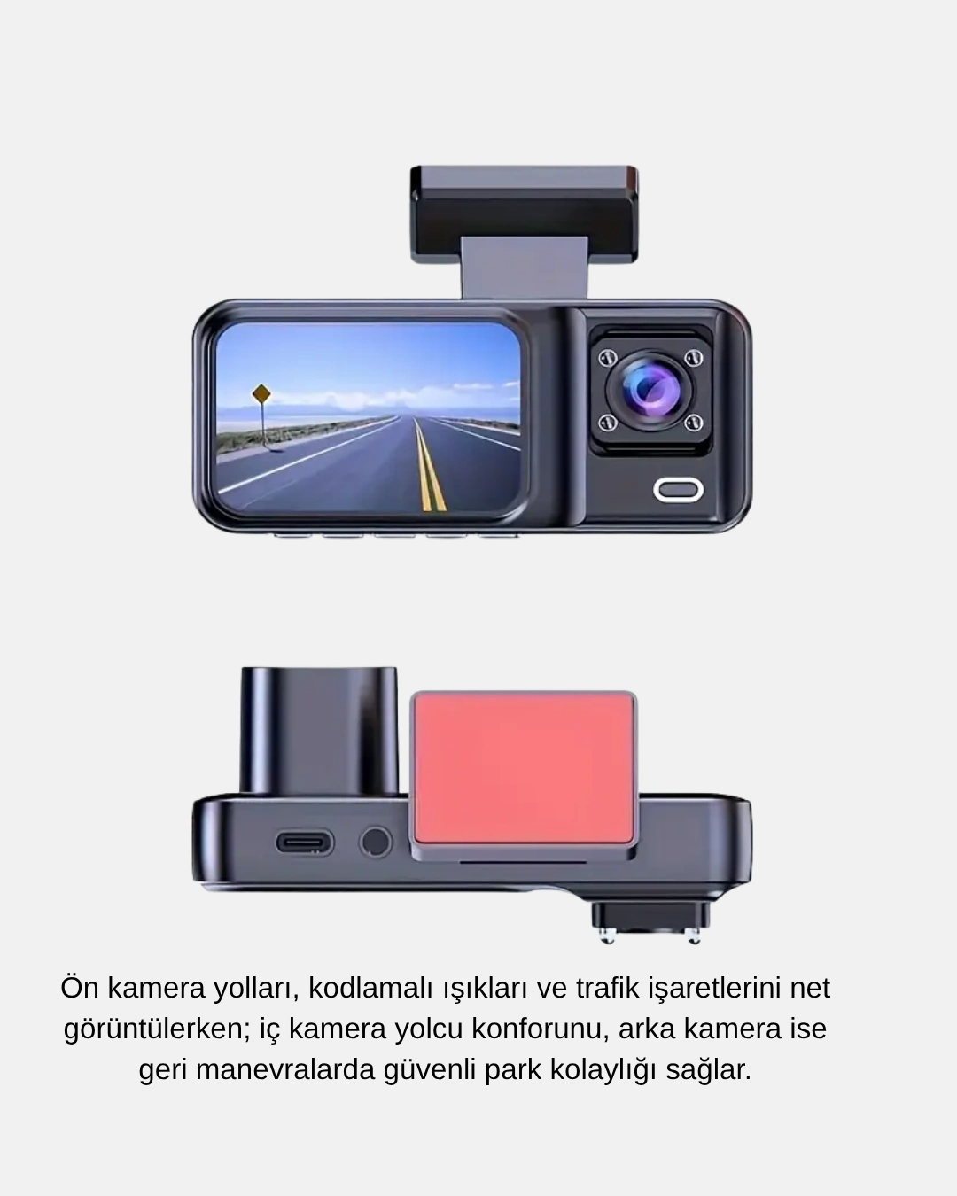 Uc Kamerali Dash Cam 170 Genis Acili Full Hd Gece Goruslu 278168913 Sw1080sh1350 700x875 Üç Kameralı Dash Cam 170° Geniş Açılı Full HD Gece Görüşlü najmaddin.com Sürüş güvenliğinizi bir üst seviyeye taşıyın!Bu üç kameralı gelişmiş araç kamerası