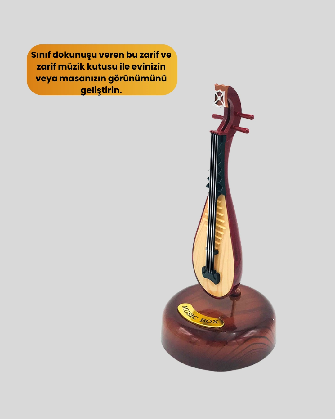 Ud Sembolu Muzik Kutusu Estetik Tasarim Melodi Destekli 337629450 Sw1080sh1350 700x875 Ud Sembolü Müzik Kutusu Estetik Tasarım Melodi Destekli najmaddin.com estetik bir tasarım ile kültürel bir enstrümanın ruhunu yansıtan özel bir dekoratif üründür. Ahşap görünümlü yüzeyi